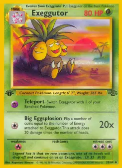 Pokémon-Karte Exeggutor 035/064