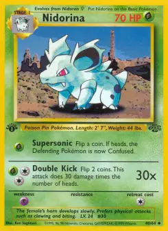 Pokémon-Karte Nidorina 040/064