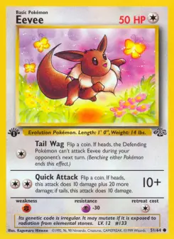 Pokémon-Karte Eevee 051/064