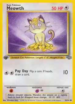 Pokémon-Karte Meowth 056/064