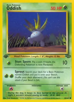 Pokémon-Karte Oddish 058/064