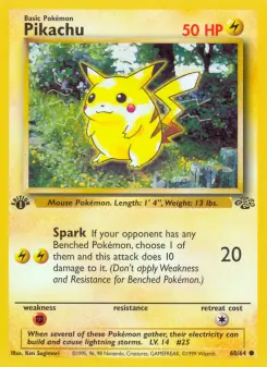 Pokémon-Karte Pikachu 060/064