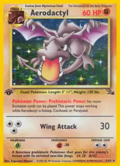 Pokémon-Karte Aerodactyl 001/062