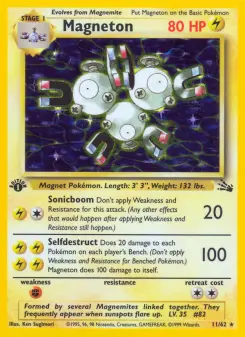 Pokémon-Karte Magneton 011/062