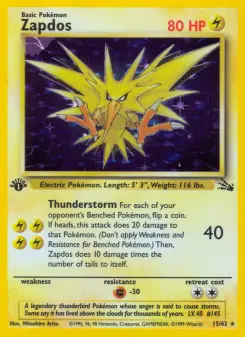 Pokémon-Karte Zapdos 015/062