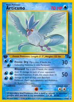 Pokémon-Karte Articuno 017/062