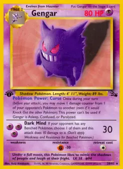 Pokémon-Karte Gengar 020/062