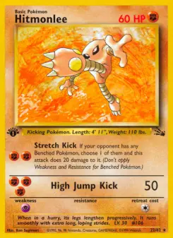 Pokémon-Karte Hitmonlee 022/062