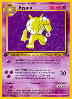 Pokémon-Karte Hypno 023/062