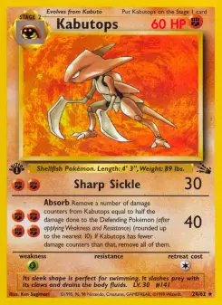 Pokémon-Karte Kabutops 024/062