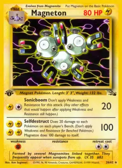 Pokémon-Karte Magneton 026/062