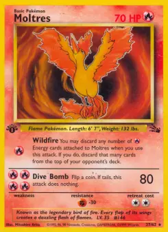 Pokémon-Karte Moltres 027/062