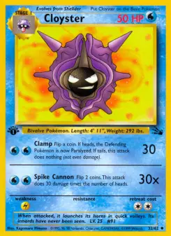 Pokémon-Karte Cloyster 032/062