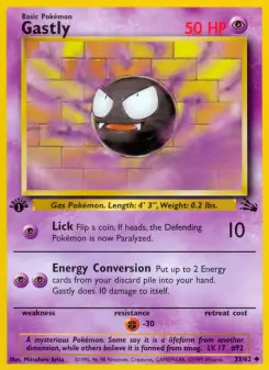 Pokémon-Karte Gastly 033/062