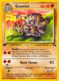 Pokémon-Karte Graveler 037/062