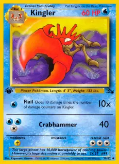 Pokémon-Karte Kingler 038/062