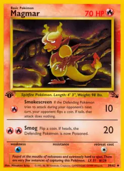 Pokémon-Karte Magmar 039/062