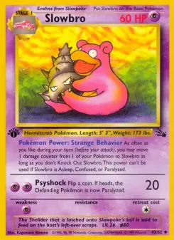 Pokémon-Karte Slowbro 043/062