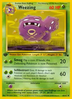 Pokémon-Karte Weezing 045/062