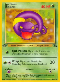 Pokémon-Karte Ekans 046/062