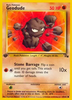 Pokémon-Karte Geodude 047/062