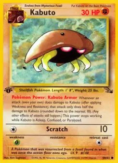 Pokémon-Karte Kabuto 050/062