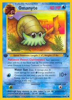 Pokémon-Karte Omanyte 052/062