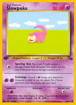 Pokémon-Karte Slowpoke 055/062