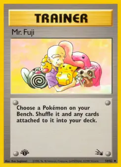 Pokémon-Karte Mr. Fuji 058/062