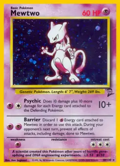 Pokémon-Karte Mewtwo 010/130