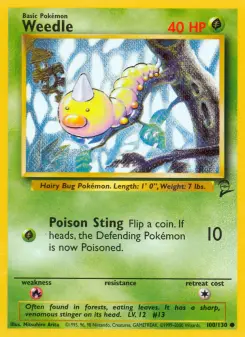 Pokémon-Karte Weedle 100/130