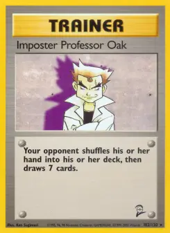 Pokémon-Karte Impostor Professor Oak 102/130