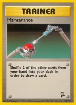 Pokémon-Karte Maintenance 112/130