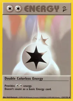 Pokémon-Karte Double Colorless Energy 124/130