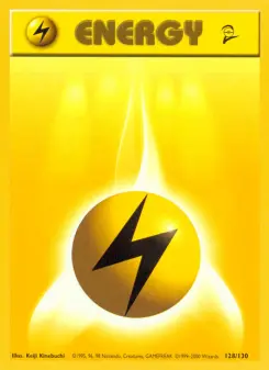 Pokémon-Karte Lightning Energy 128/130