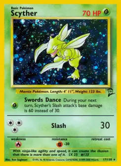 Pokémon-Karte Scyther 017/130