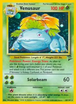 Pokémon-Karte Venusaur 018/130