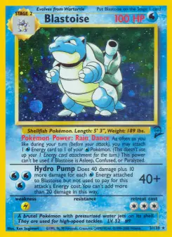 Pokémon-Karte Blastoise 002/130