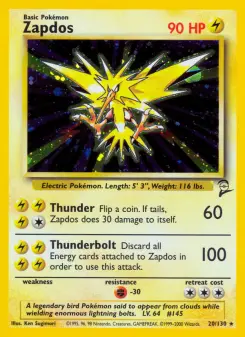 Pokémon-Karte Zapdos 020/130