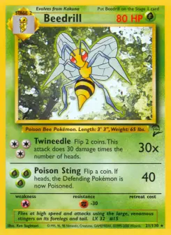 Pokémon-Karte Beedrill 021/130