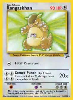 Pokémon-Karte Kangaskhan 026/130