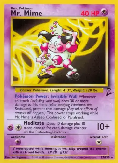 Pokémon-Karte Mr. Mime 027/130