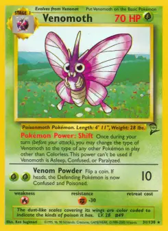 Pokémon-Karte Venomoth 031/130