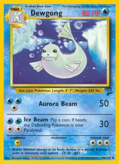 Pokémon-Karte Dewgong 036/130