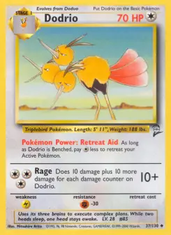 Pokémon-Karte Dodrio 037/130