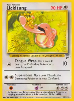 Pokémon-Karte Lickitung 048/130