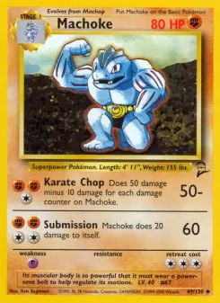 Pokémon-Karte Machoke 049/130