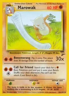 Pokémon-Karte Marowak 052/130