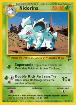 Pokémon-Karte Nidorina 053/130