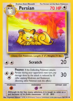 Pokémon-Karte Persian 056/130